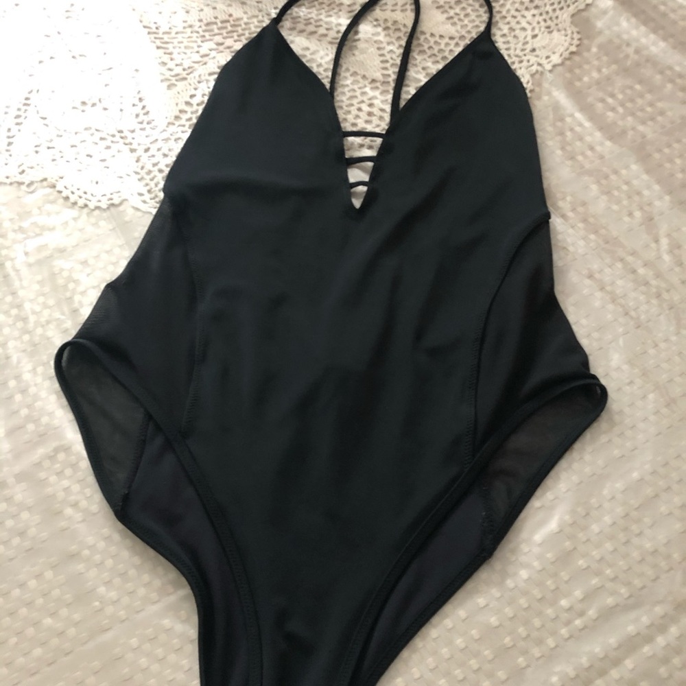 Black bathing suit